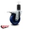 Service Caster 4'' Solid Poly Swivel 1-5/8'' Expanding Stem Caster Total Lock Brake SCC-EXTTL20S414-SPUS-158 - alternate 2